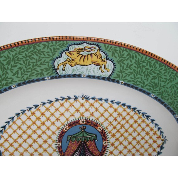 Essex Collection Katmandu By Kate Williams 14 1/2" Oval Platter EUC - Picture 3 of 9